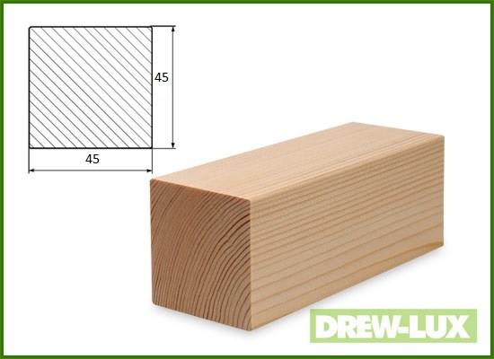 Legar podłogowy świerkowy 4,5 x 4,5/4,2